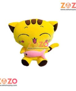 Thú Nhồi Bông Mèo Ôm Cá