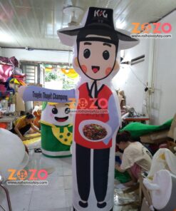 Rối hơi quán nướng Hàn Quốc