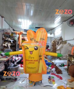 Rối hơi ly nước mía