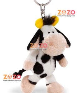 Móc khóa thú bông 10cm-Bò sữa-Nici Germany