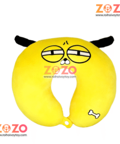 Gối chữ U nhồi bông thêu mặt hoạt hình