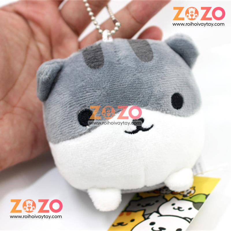 Móc khóa gấu bông mèo Neko Atsume (8 cm) 3 Móc khóa gấu bông mèo Neko Atsume (8 cm)