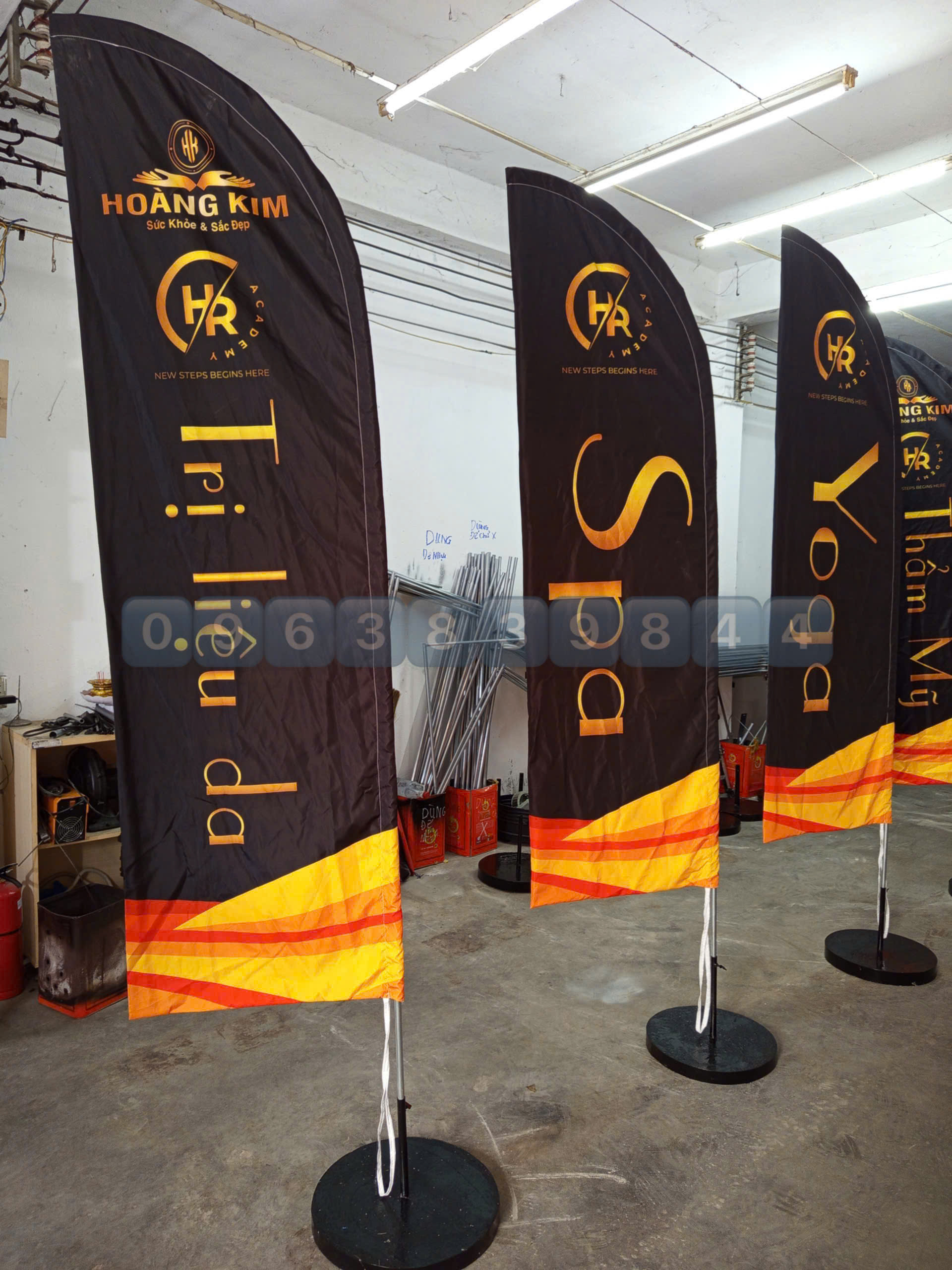 Cờ phướn Hoàng Kim Spa