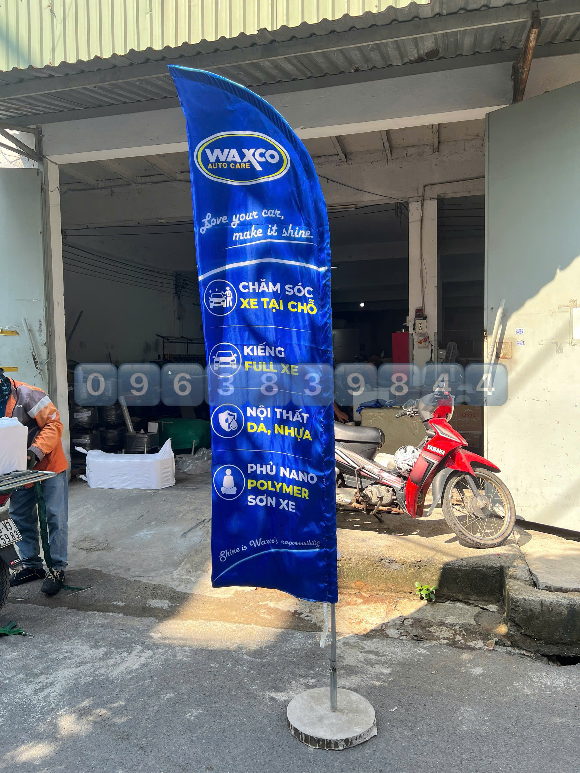 Cờ phướn Auto Care Waxco 4 Cờ phướn Auto Care Waxco