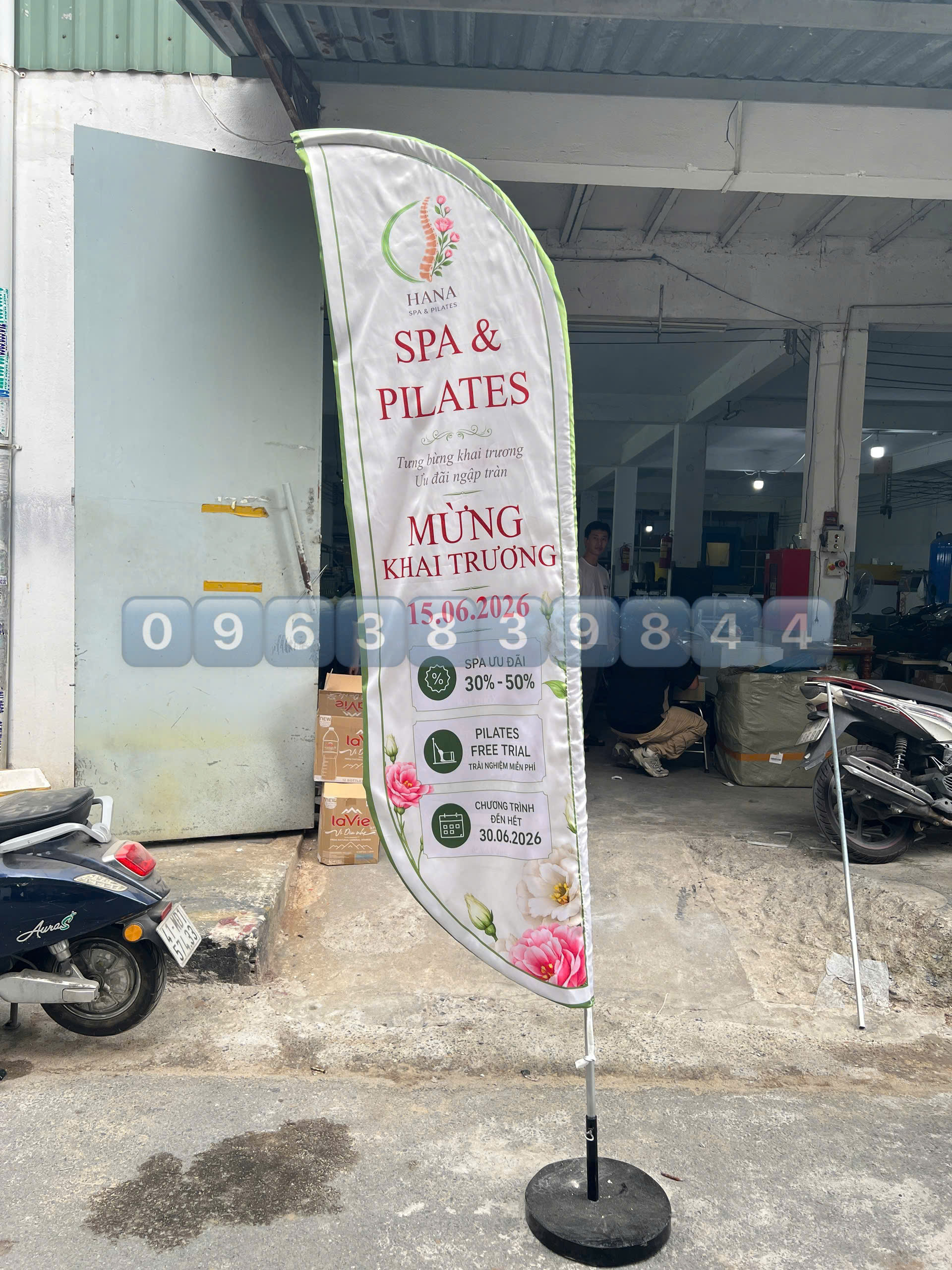 Cờ phướn Spa Hana 5 Cờ phướn Spa Hana