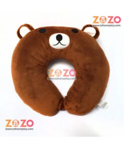 Gối chữ U, gối ngủ văn phòng hình gấu nâu