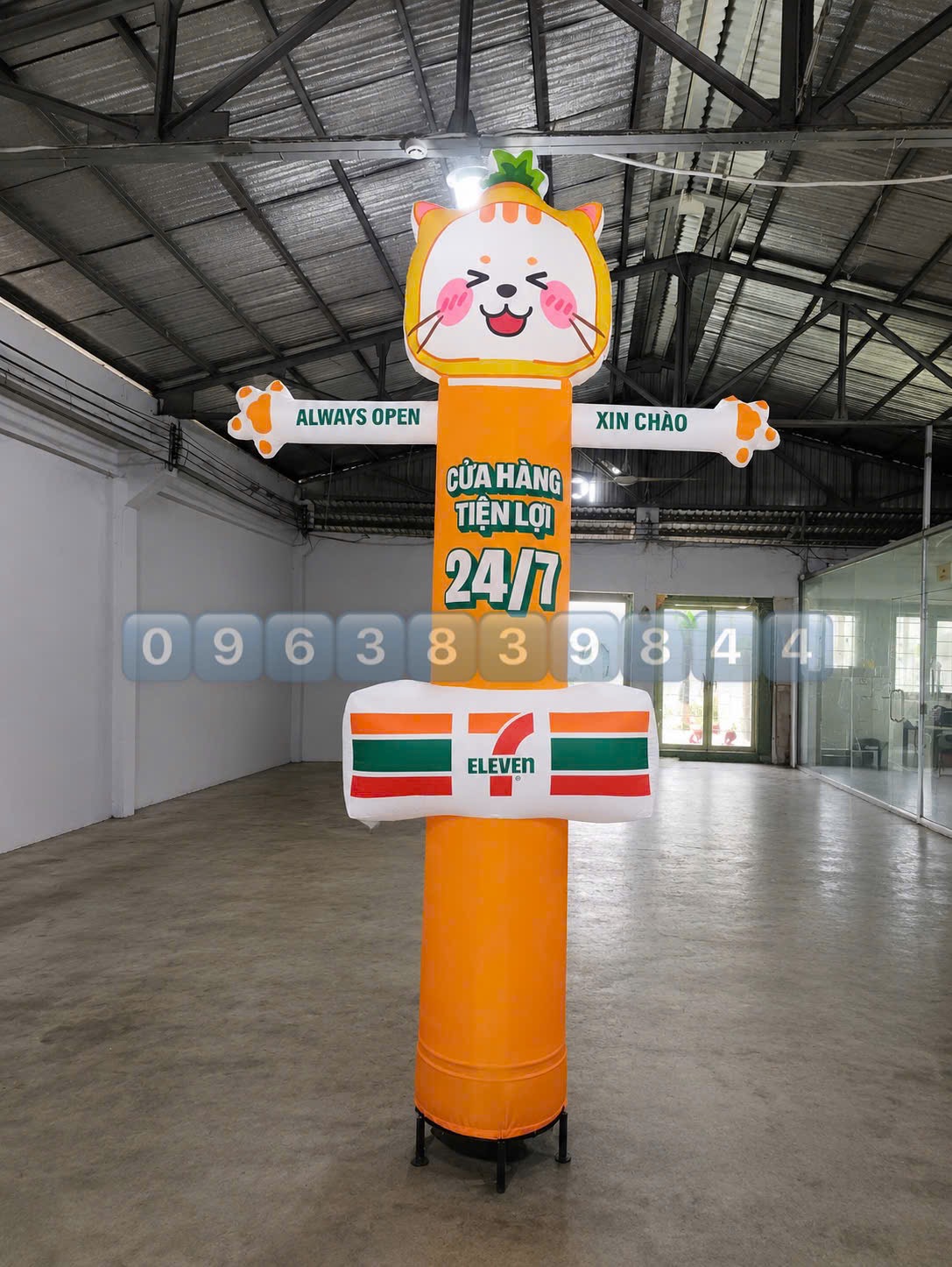 Rối hơi mèo cửa hàng tiện lợi 7eleven