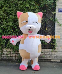 Mascot hơi hình con mèo