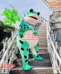 Mascot ếch xanh giá rẻ