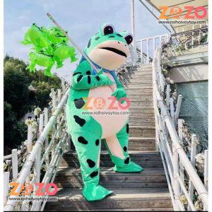 Mascot ếch xanh giá rẻ