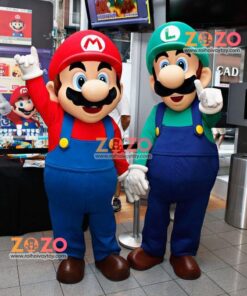Alternative view of Làm Mascot Mario giá rẻ