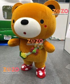 Nhan lam mascot gau POOH 12