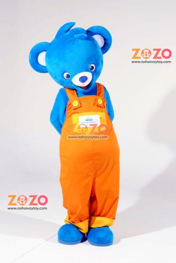 Nhan lam mascot gau POOH 3