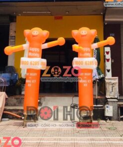 Rối hơi vẫy tay