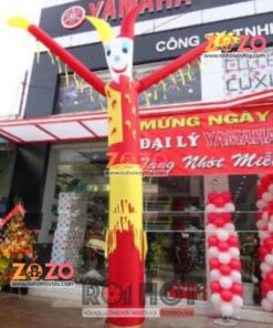 đặt may rối hơi quảng cáo