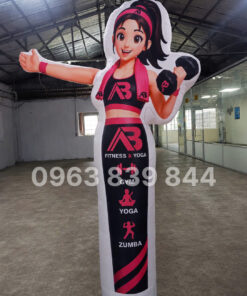 Rối hơi phòng gym AB fitness&yoga