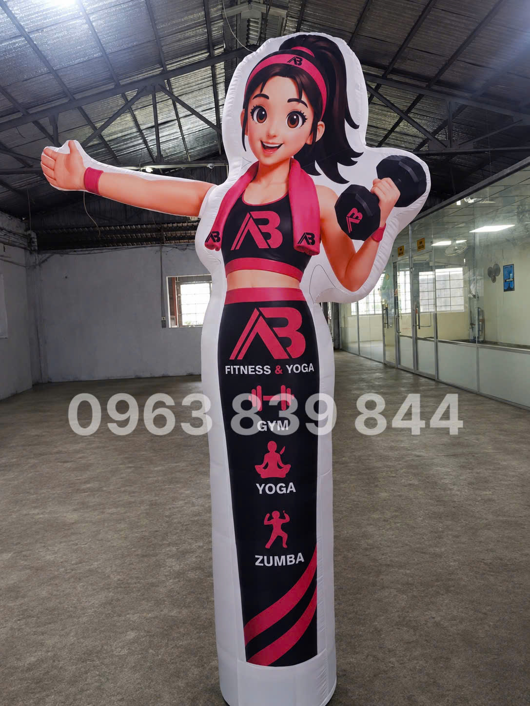 Rối hơi phòng gym AB fitness&yoga 4 Rối hơi phòng gym AB fitness&yoga