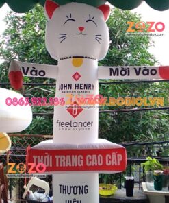 Mua rối vẫy cửa hàng