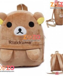 Bộ gấu bông và balo Rilakkuma