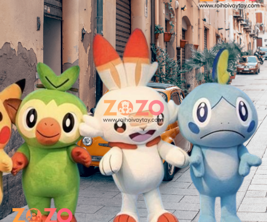 Chuyên nhận làm Mascot Grookey giá rẻ