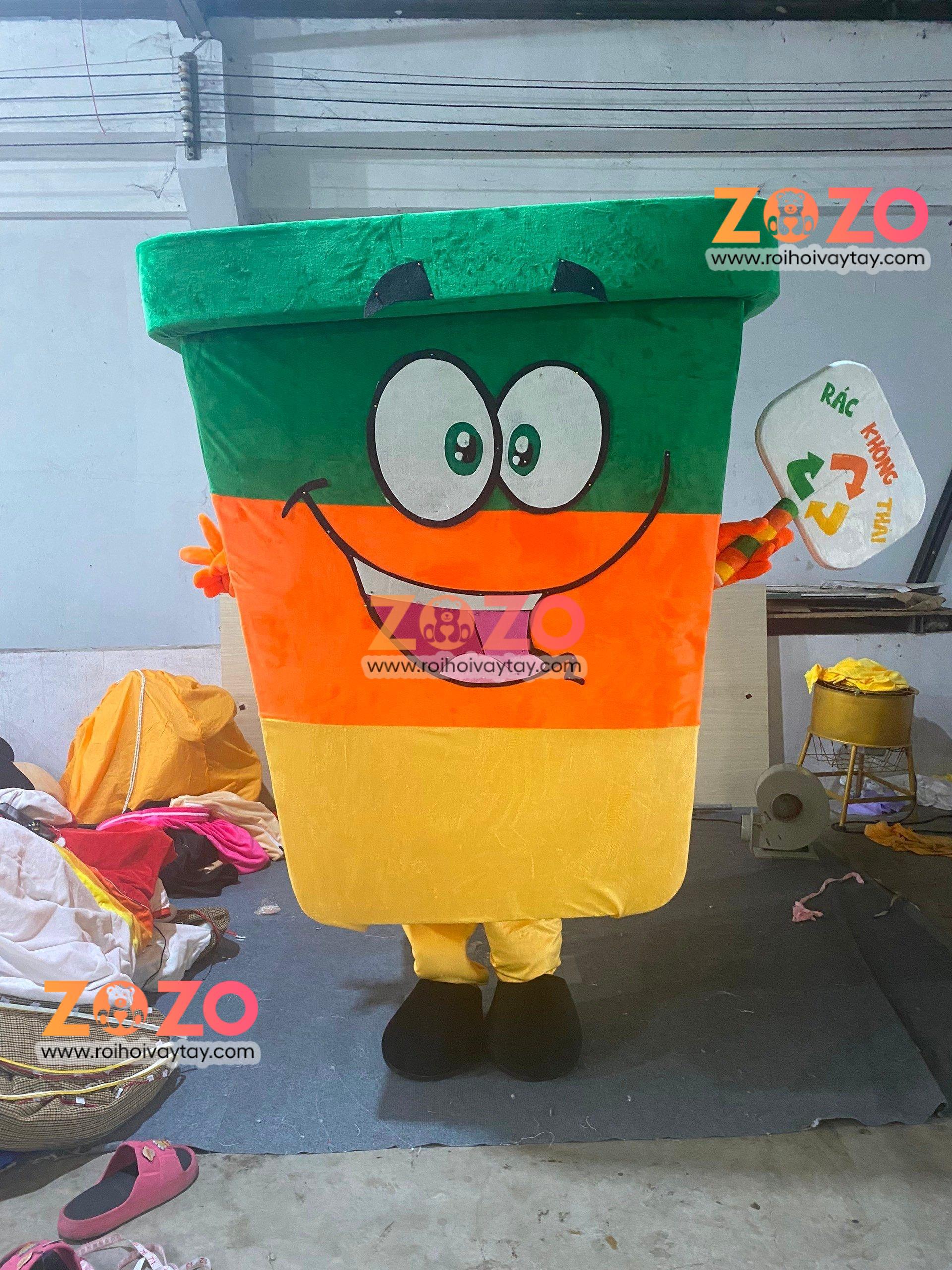 vệ sinh mascot bông 