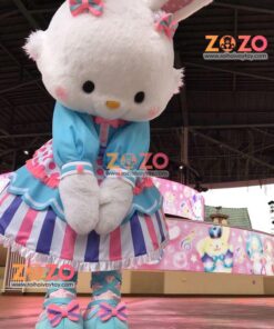 Alternative view of Mascot thỏ giá rẻ