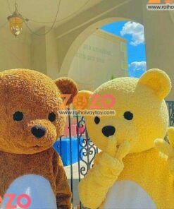 Alternative view of Mascot gấu vàng