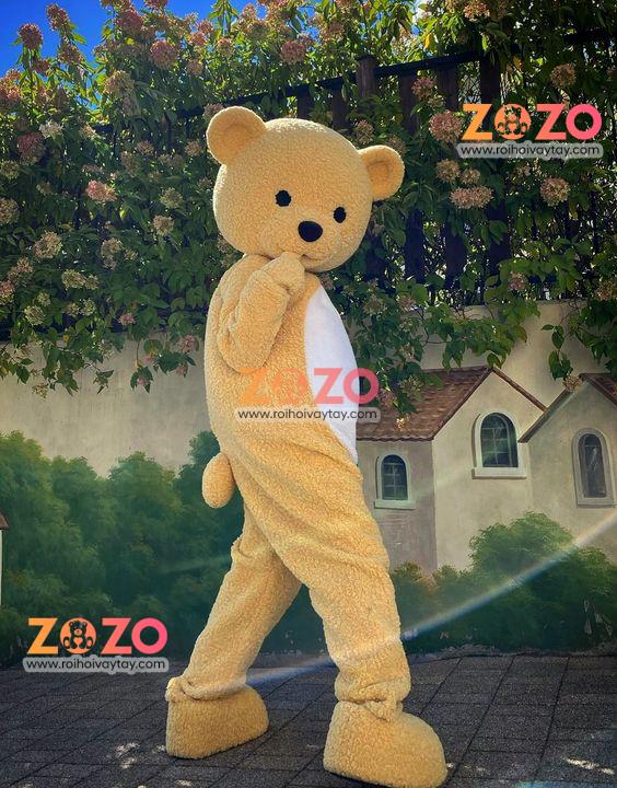 Mascot gấu vàng