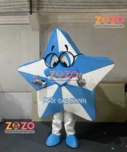 Alternative view of Mascot ngôi sao xanh