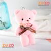 Móc khóa gấu bông mini dễ thương nhiều màu 1 qua tang gau bong 8