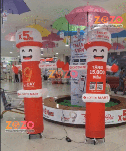 Nhận làm rối hơi vẫy tay lotte giá rẻ