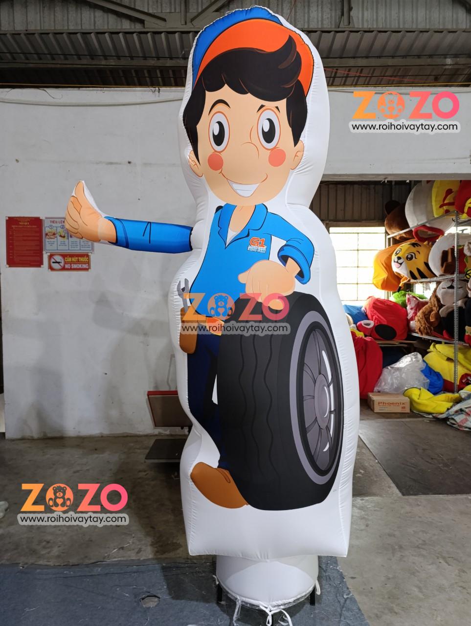 Receive orders for inflatable puppets and advertising mannequins at cheap prices