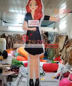 Rối hơi cô gái cho tiệm SPA