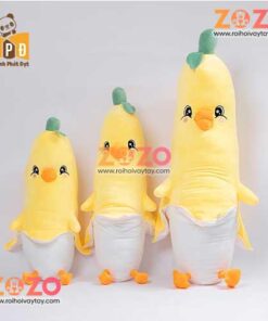 Gấu bông gà cosplay chuối