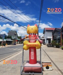 Rối hơi mèo may mắn